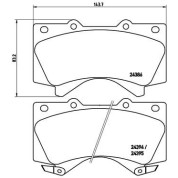 BREMBO Bremsklötze VA | TOYOTA Land Cruiser 00 | P 83 107