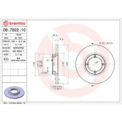 90 481 002 Bremsscheibe VA | DAEWOO,CHEVROLET Matiz 98 | 08.7822.10