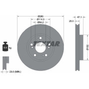 Bremsscheibe Honda P. Accord 03-15 | 92146603