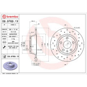 Bremsscheibe HA Xtra | AUDI TT 06 | 08.9769.1X