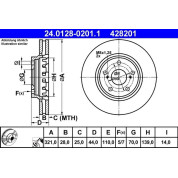 Bremsscheibe | 24.0128-0201.1