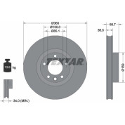 Bremsscheibe | 92262705