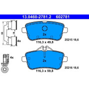 Bremsbelagsatz Db T. W166 2.1-3.0D 11 | 13.0460-2781.2