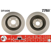 83 482 024 Bremsscheibe HA | MAZDA MX-5 00 | DF4406