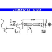 Bremsschlauch | 24.5152-0218.3