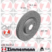 15 481 066 Sport Bremsscheibe VA Sport | MERCEDES W164,W251,X164 05 | 400.3649.52