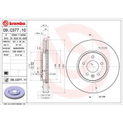 10 481 059 Bremsscheibe VA | OPEL Astra J/Zafira C 09 | 09.C377.11