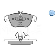 Bremsbelagsatz Db T. W204/S204/X204/A207/C207 07 | 252425418