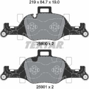 Bremsbelagsatz Bmw S. 7 2.5-3.0 D 15 | 2590001