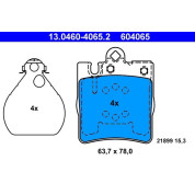 Bremsbelagsatz Db T. W210 | 13.0460-4065.2