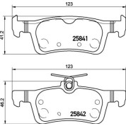 BREMBO Bremsklötze HA | FORD Fiesta 17 | P 24 204