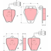 Bremsklötze VA | AUDI 100,A8 94 | GDB1162