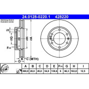 Bremsscheibe | 24.0128-0220.1