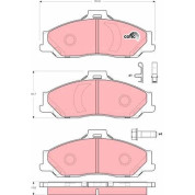 Bremsklötze VA | FORD Ranger,MAZDA BT-50 96 | GDB3353