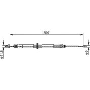 Handbremsseil | RENAULT Scenic 13 | 1987482433