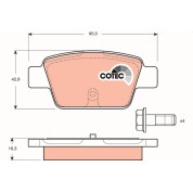 Bremsklötze HA | ALFA MiTo,FIAT Bravo,LANCIA 99 | GDB1485