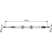 Handbremsseil | RENAULT Kangoo 97 | 1987482888