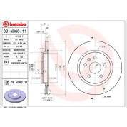 Bremsscheibe HA | OPEL | 09.N363.11