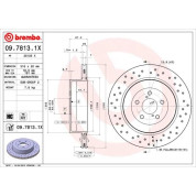 Bremsscheibe HA Xtra | SUBARU Impreza 2.0i Turbo 01-06 | 09.7813.1X