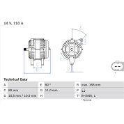 Lichtmaschine | IVECO,FIAT | 0 986 080 060