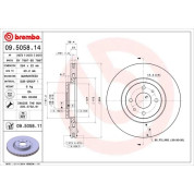 40 481 021 Bremsscheibe VA | FIAT Multipla 01 | 09.5058.11