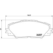 BREMBO Bremsklötze VA | TOYOTA Auris, Mirai 06-18 | P 83 071