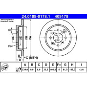 Bremsscheibe | 24.0109-0178.1