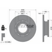 Bremsscheibe Tord T. Transit 14-/Custom 12 | 93260703