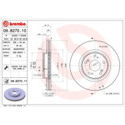 86 481 052 Bremsscheibe VA | HONDA Accord 08 | 09.B270.11