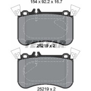 Bremsbelagsatz Db P. W176/X156 2.0 4Matic 13 | 2521905