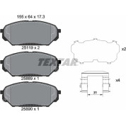 Bremsbelagsatz Hyundai P.Ix55 3.0Crdi 08 | 2511901