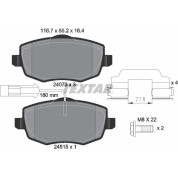 Bremsbelagsatz Lancia P. Ypsilon 1.2-1.4 03-11 Mit Sensor | 2407304