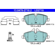 Bremsbelagsatz Bmw S. 1 1.6-2.0 06-13 Keramik | 13.0470-2710.2