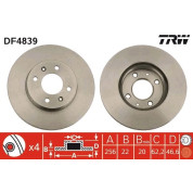 Bremsscheibe Hyundai P. Accent 05 | DF4839