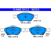 Bremsbelagsatz Toyota P. Yaris 1.0-1.33 05 | 13.0460-7213.2