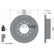 Bremsscheibe Toyota T. Landcruiser 03 | 92170103