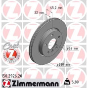 22 481 010 Bremsscheibe | MINI F56 13 | 150.2926.20