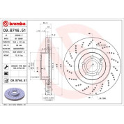 15 481 116 Bremsscheibe VA | MERCEDES W212,S212 09 | 09.B746.51