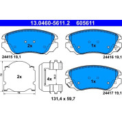 Bremsbelagsatz Opel P. Insignia 1.4-2.0 08 | 13.0460-5611.2