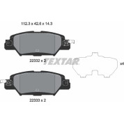 Bremsbelagsatz Mazda T. Cx-5 2.0-2.5 11 | 2233201