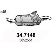 Endschalldämpfer | OPEL Zafira 05 | 34.7148