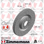 12 481 037 Sport Bremsscheibe VA Sport | AUDI A3,S3,VW R32,SEAT,SKODA 04 | 100.3301.52