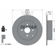 Bremsscheibe Toyota T. Corolla 02 | 92126303