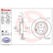 84 482 037 Bremsscheibe HA | MITSUBISHI Lancer 07 | 09.A197.11