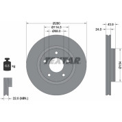 Bremsscheibe | 92232205