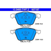 Bremsbelagsatz Volvo P. S60/S80/V70/Xc90 98 | 13.0460-7187.2