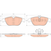 Bremsklötze HA | MERCEDES C,E,GLK-Klasse 07 | GDB2051