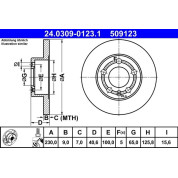 Bremsscheibe Vw T. Bora/Golf/Polo 97- Power Disc | 24.0309-0123.1