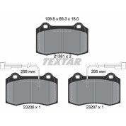 Bremsbelagsatz Alfa S. 147 02/03- 3.2 | 2138103