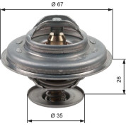 Thermostat, Kühlmittel | TH11687G1